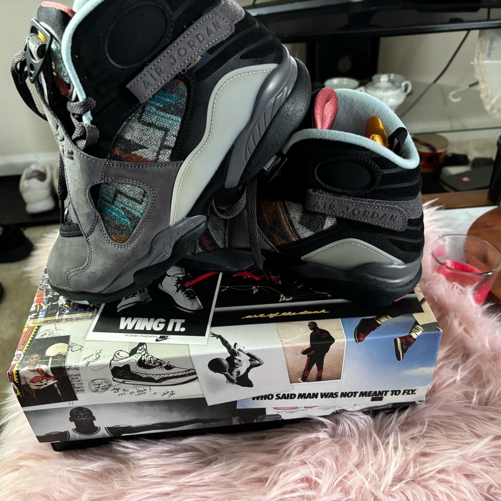 Jordan Sneakers Box with Multicolor Design